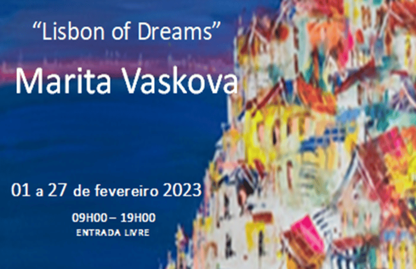 Cartaz da exposição de Marita Vaskova, DGAJ, fevereiro 2023