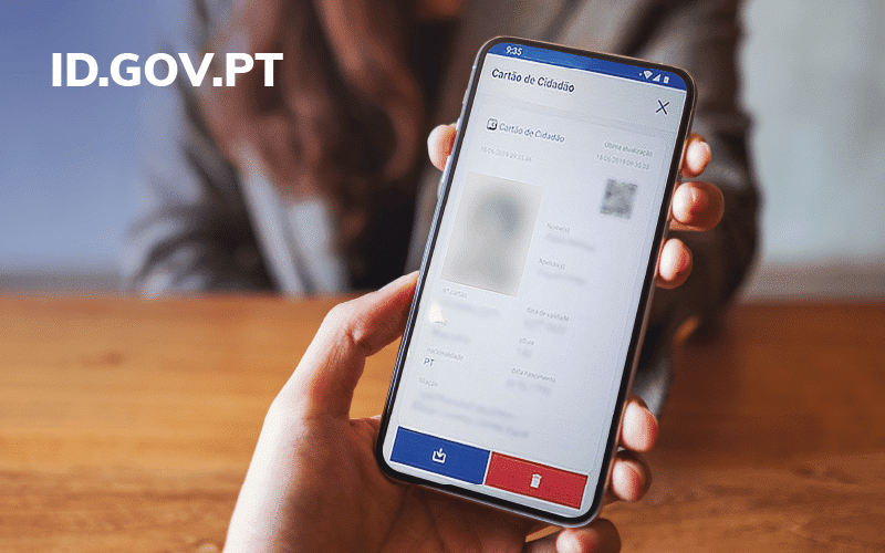 O Cartão de Cidadão é um dos documentos a que pode ter acesso através da app id.gov.pt.
