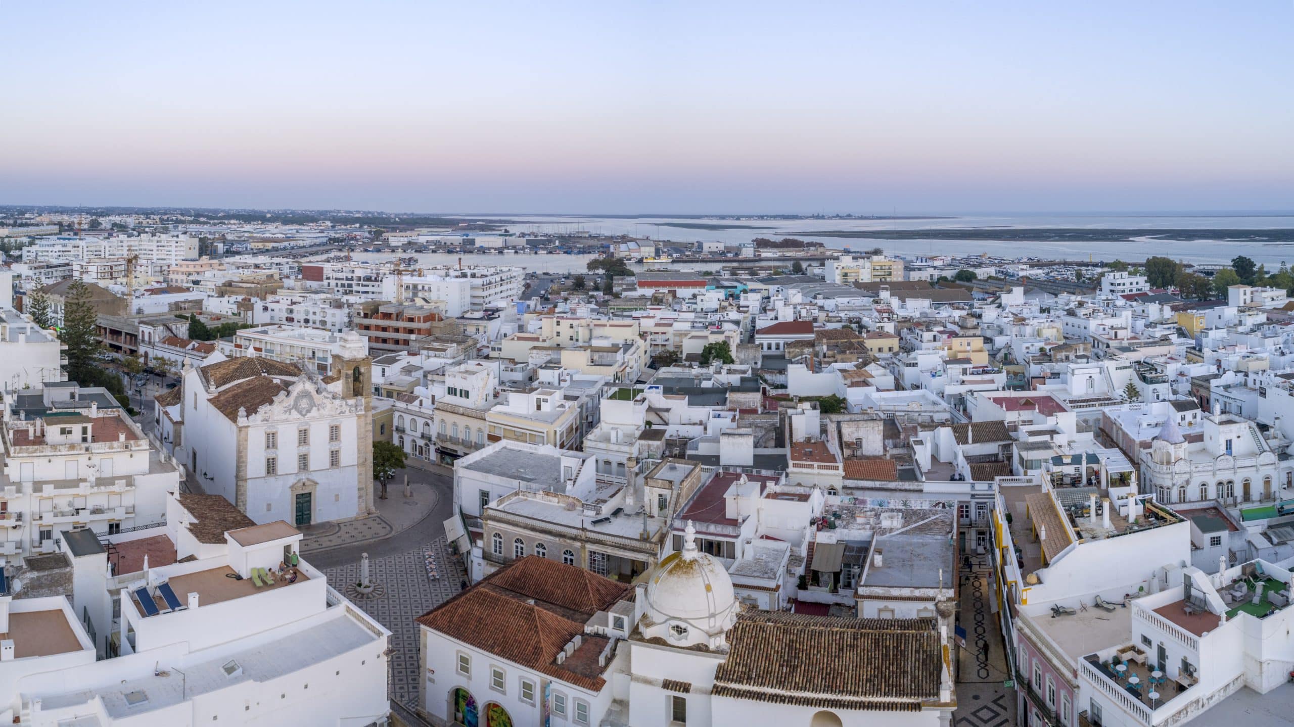 Church of Nossa Senhora do Rosário, constructed in the first-half of the 17th century, in 1695 became the centre of the parish when Olhao, was raised to ecclesiastical parish. Algarve, Portugal.