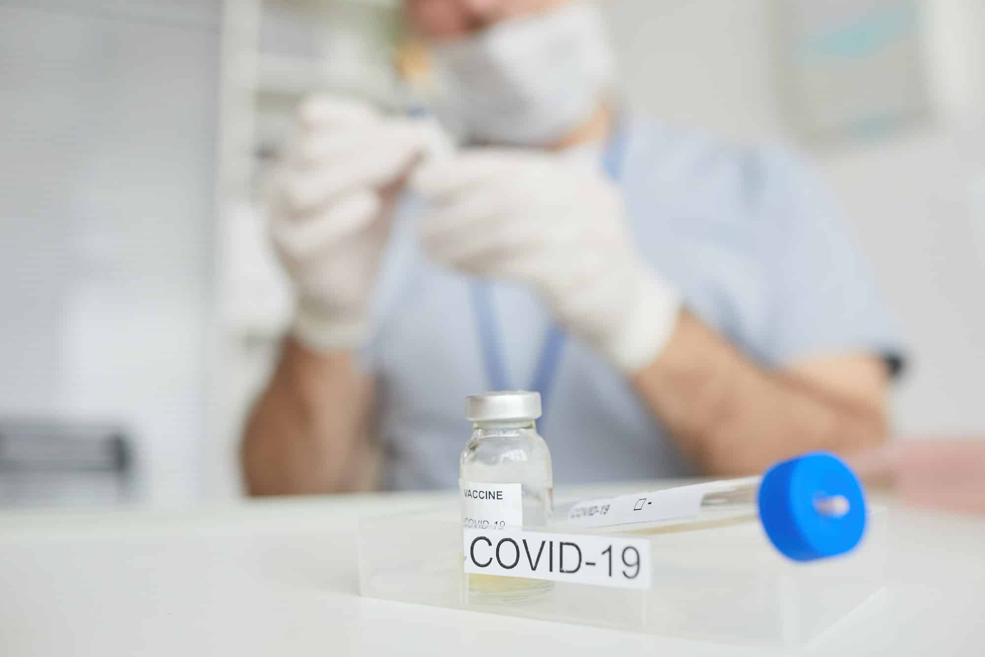 Covid Vaccine Close Up