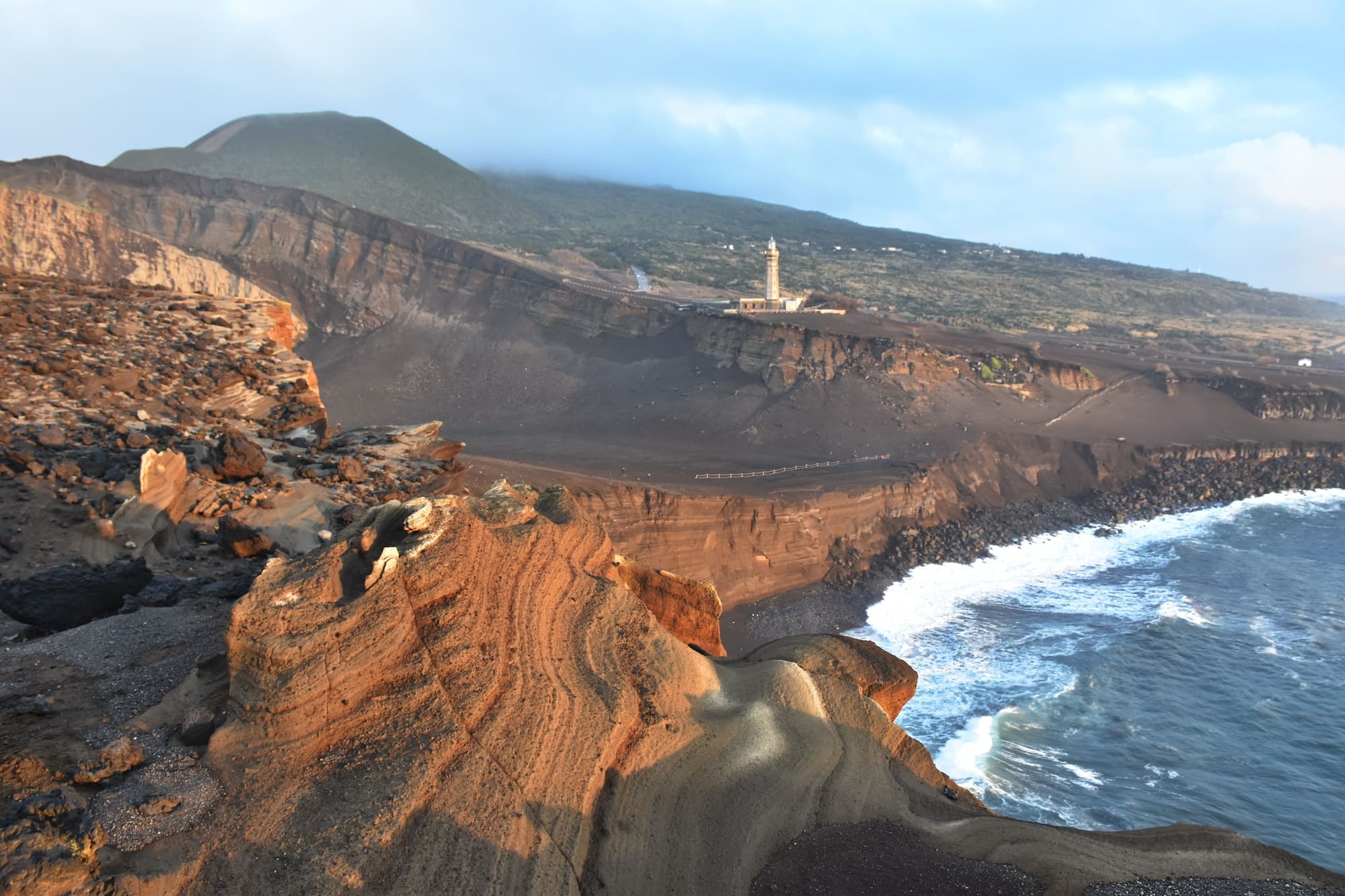 Capelinhos volcano on Faial island, Azores, Portugal