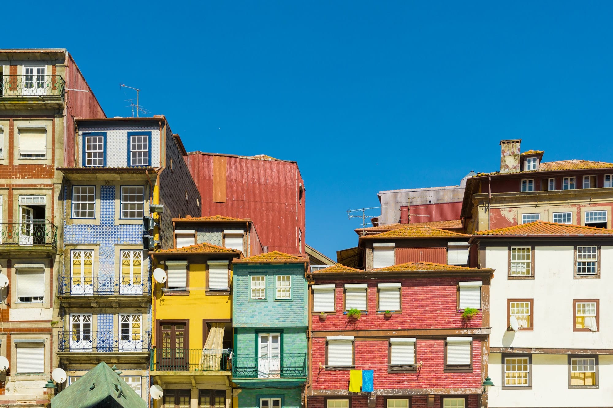 Ribeira, the old town of Porto, Portugal