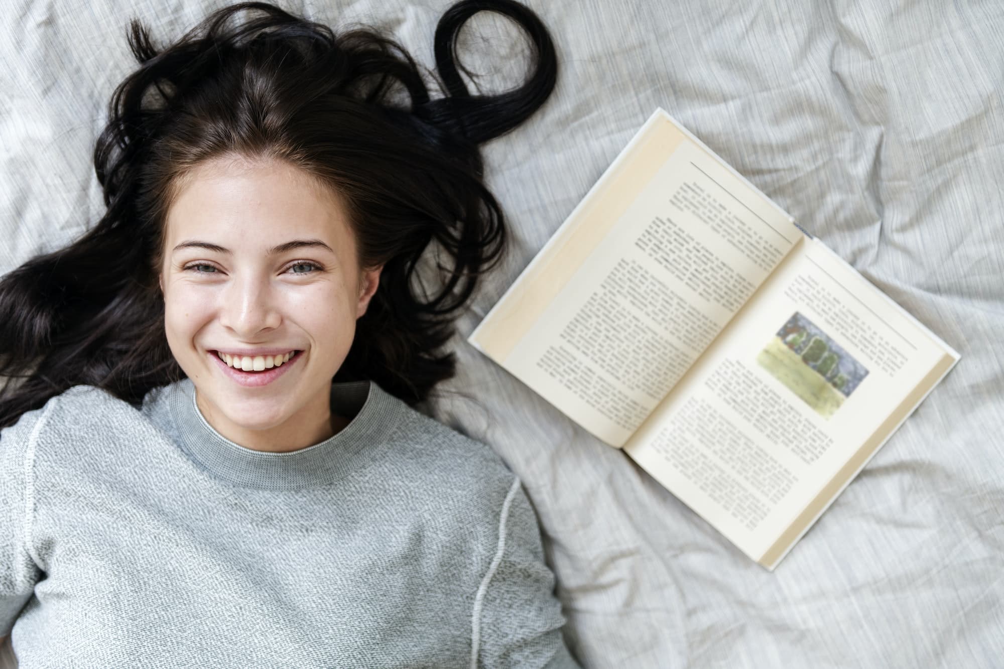 Woman enjoying the weekend