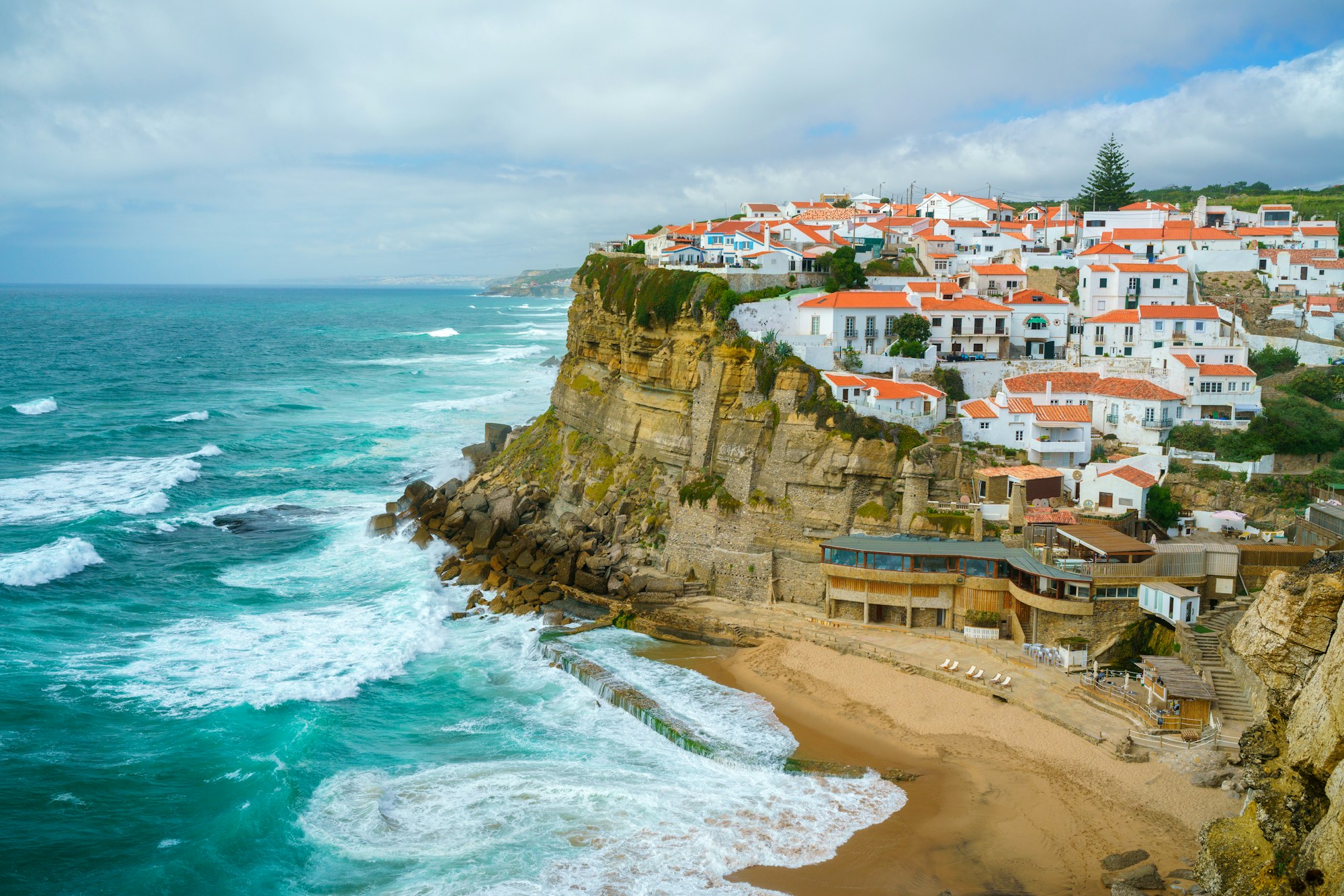 Azenhas do Mar, Sintra, Portugal coastal town