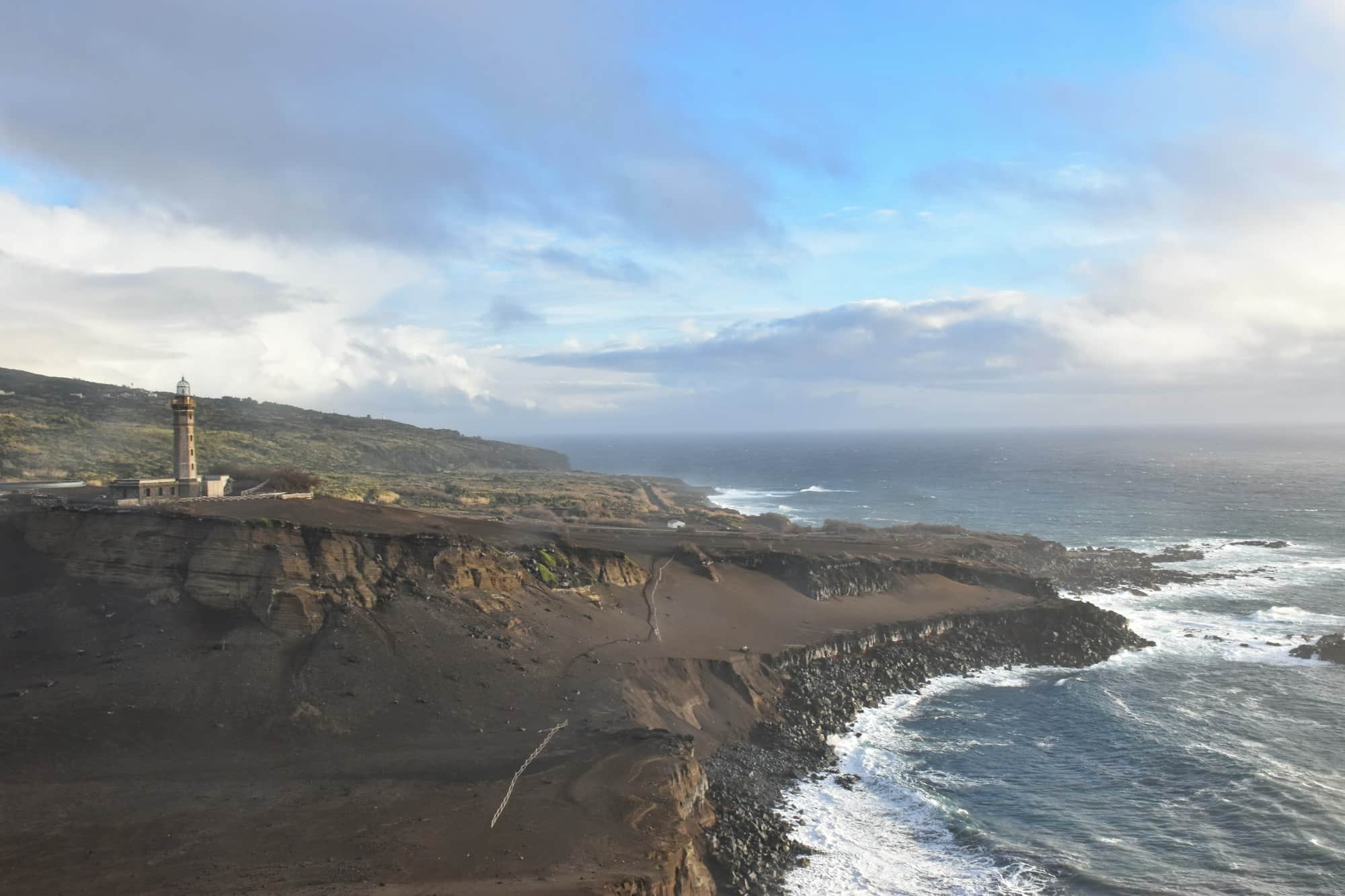 Capelinhos volcano on Faial island, Azores, Portugal