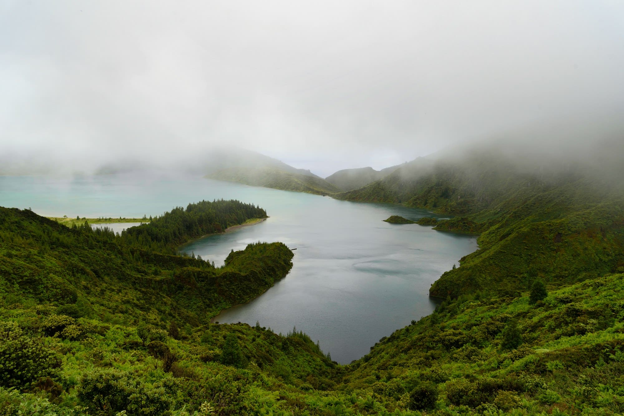 Lagoa do Fogo in Sao Miguel Island in Azores