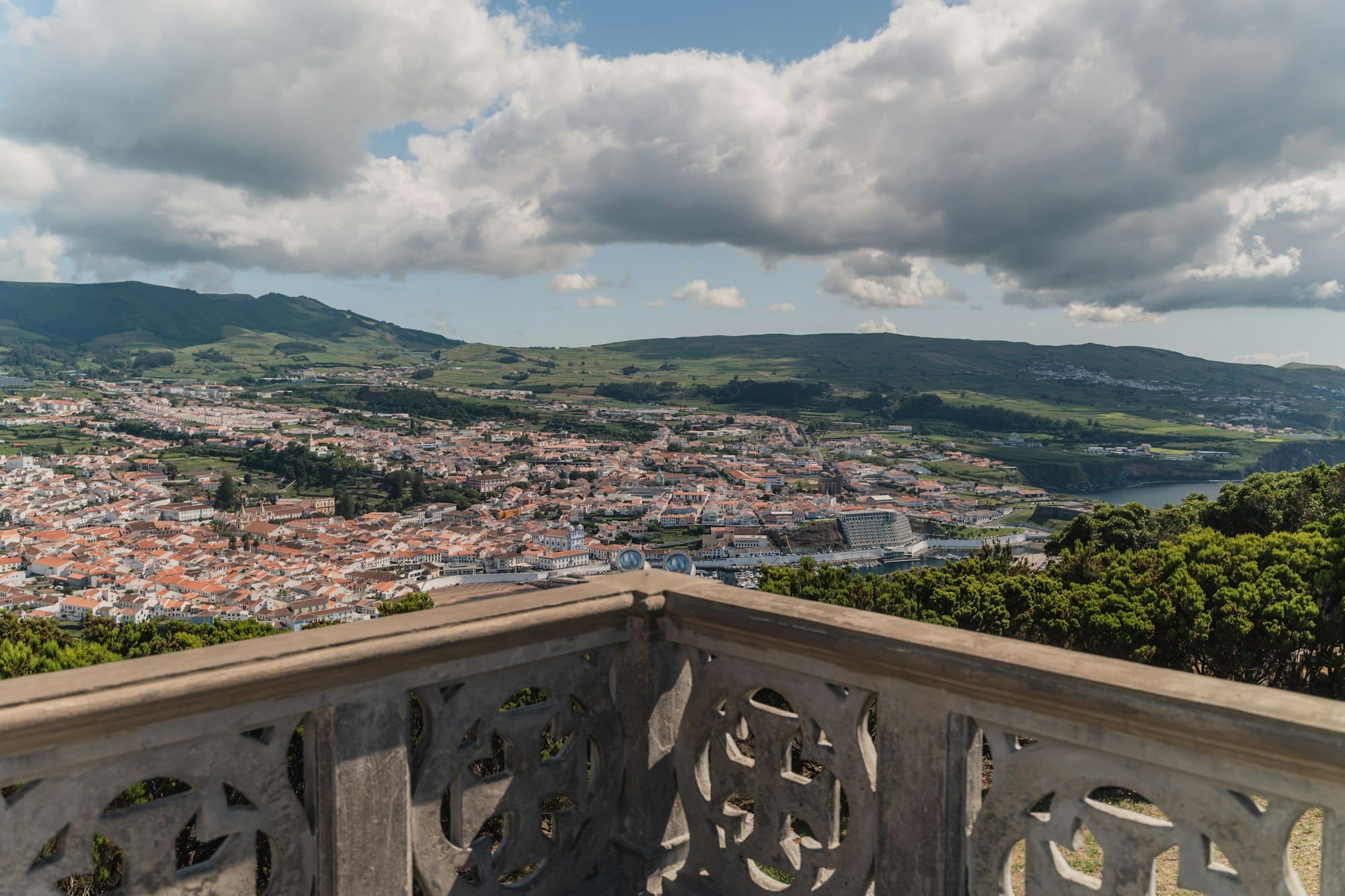 Monte Brasil, Terceira Island, Azores, Portugal, Pico das cruzinhas viewpoint