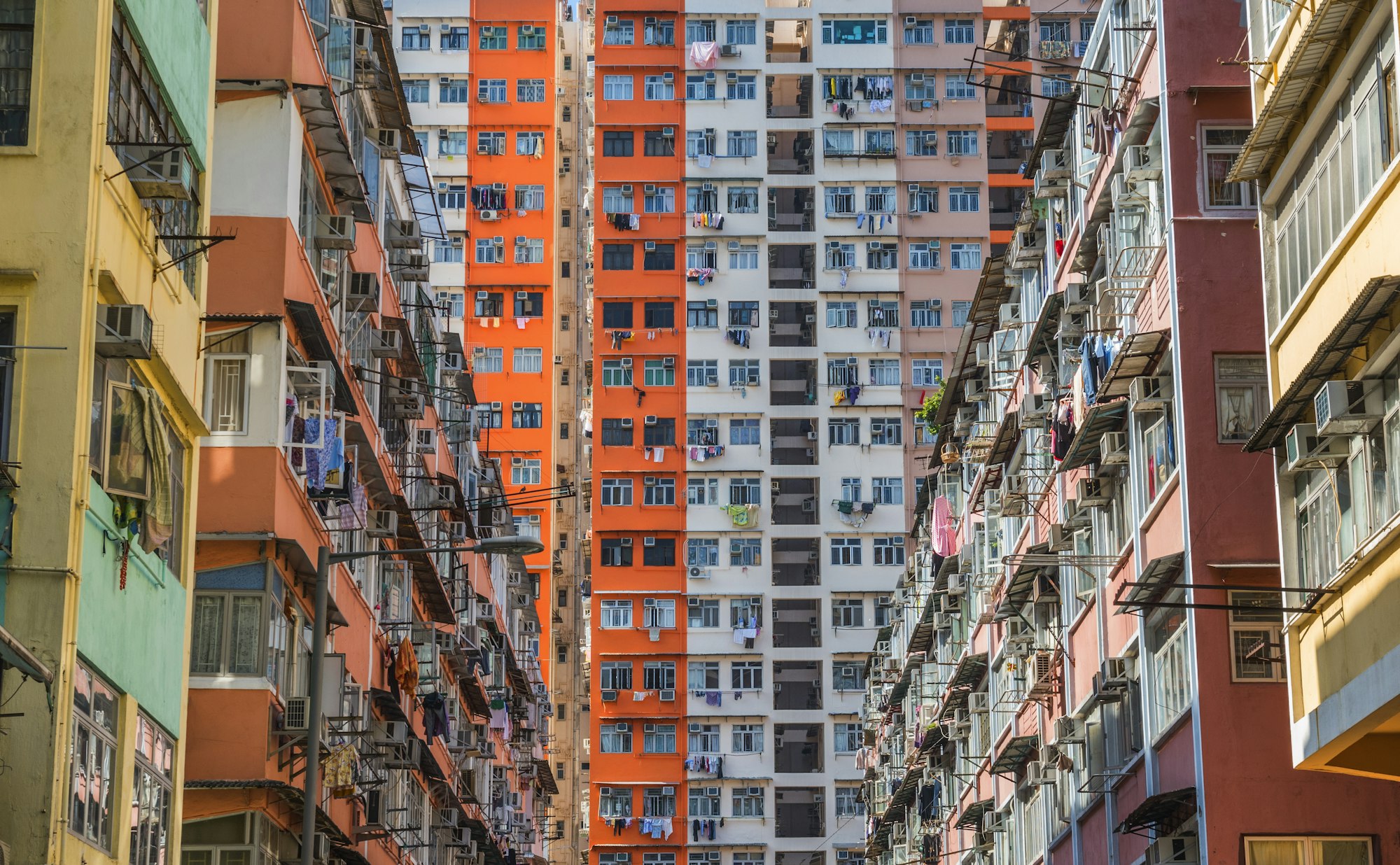 Overcrowded Downtown Building Abandon Apartment