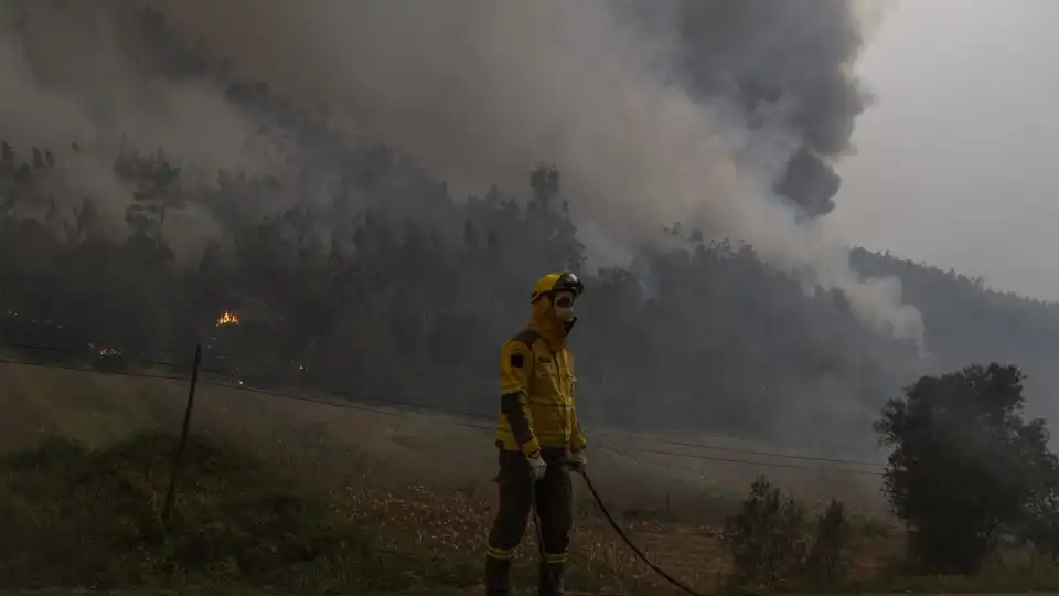 Fire in Santo Tirso forced 40 people to evacuate their homes early this morning