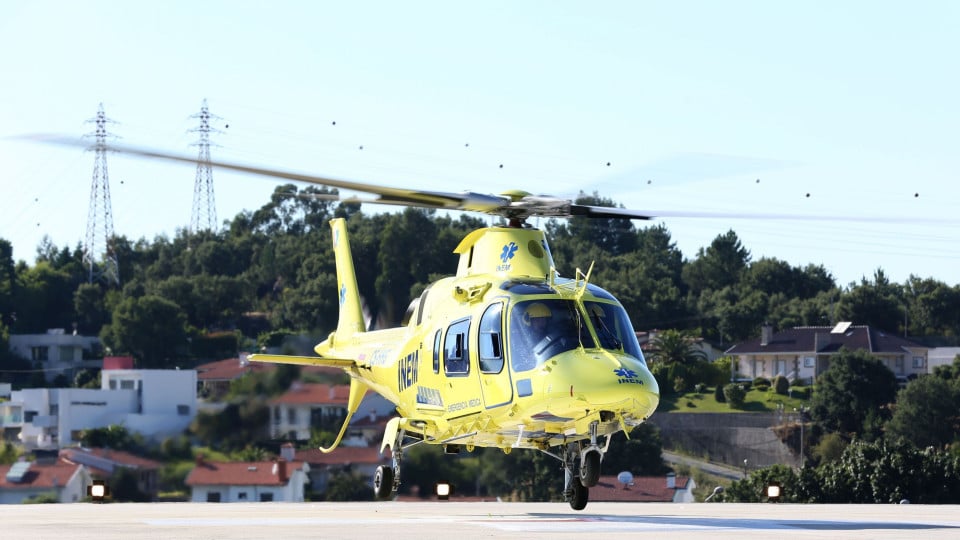 The INEM helicopter in Macedo de Cavaleiros will (only) be restored after a week