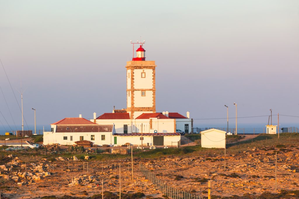 Cape Carvoeiro lighthouse in Peniche, Portugal